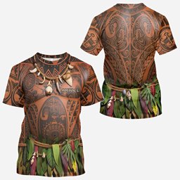 Funny Aloha Hero Costume - Personalized Hawaii Movie All Over Shirt – view 8