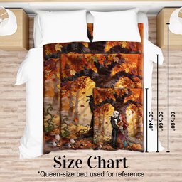 You & Me Magical Season - Personalized Nightmare Blanket – view 5