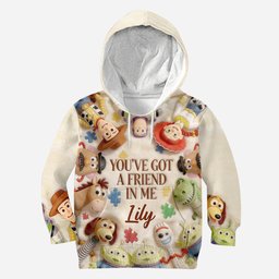 You've Got A Friend In Me - Personalized Autism Awareness Hoodie and Leggings – view 8