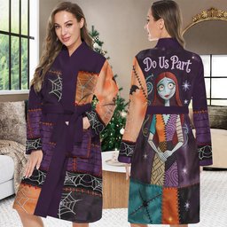 Til' Death Do Us Part - Personalized Nightmare Pajama Kimono Robe – view 4