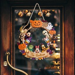 Happy Halloween - Personalized Mouse Custom Shaped Wood Sign – view 3