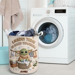 Laundry Today - Personalized The Force Storage Basket – view 5