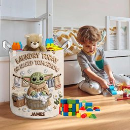 Laundry Today - Personalized The Force Storage Basket – view 4