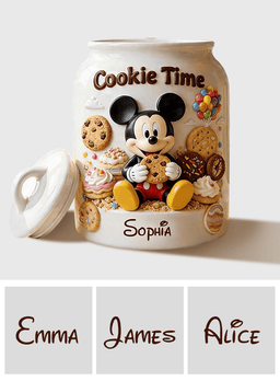 Cookie Time - Personalized Mouse Cookie Jar – view 6