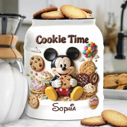 Cookie Time - Personalized Mouse Cookie Jar – view 2