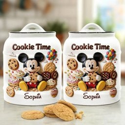 Cookie Time - Personalized Mouse Cookie Jar – view 3