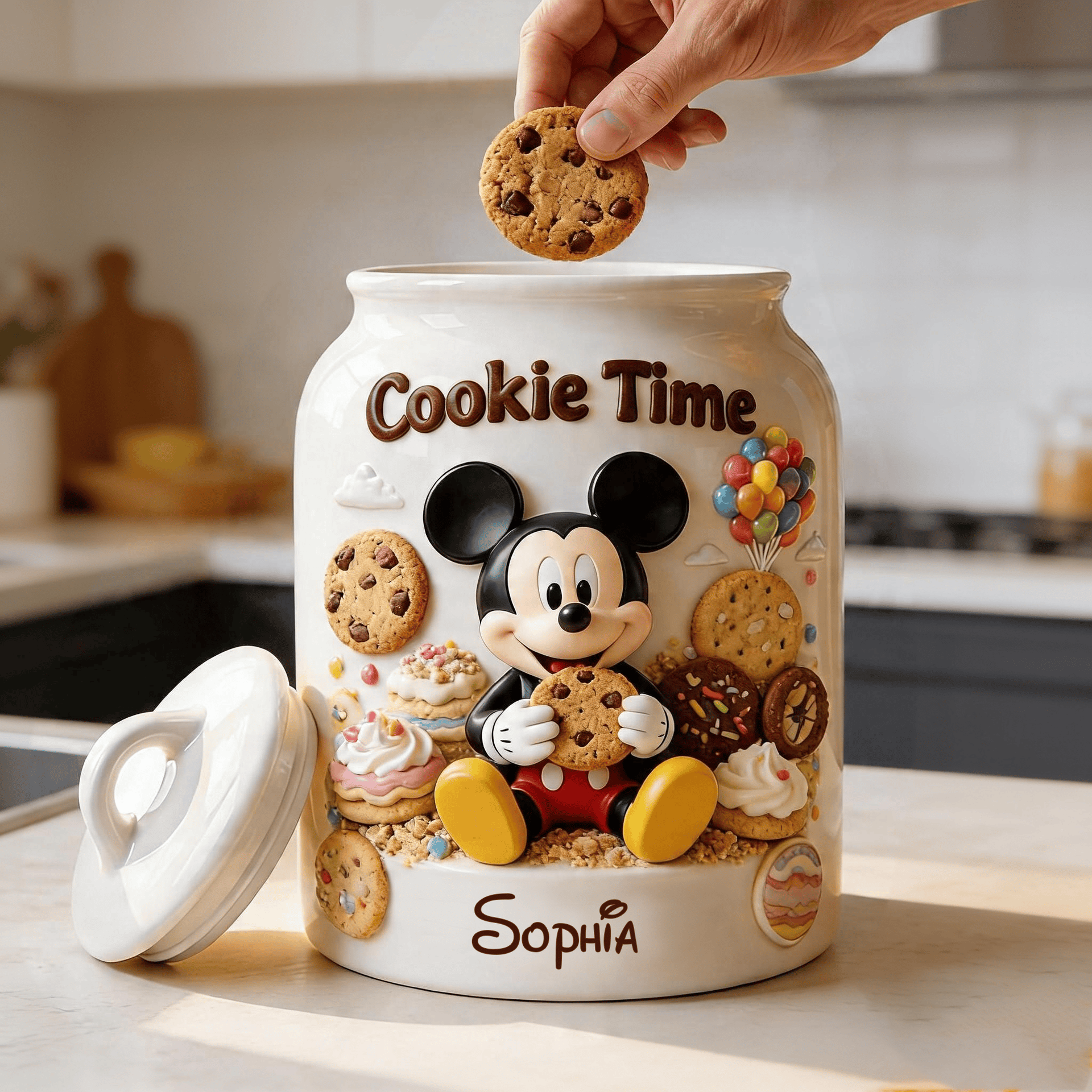 Cookie Time - Personalized Mouse Cookie Jar