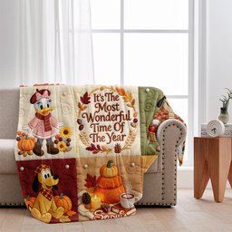 It's The Most Beautiful Time Of The Year - Personalized Mouse Blanket – view 2