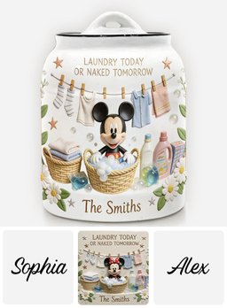 Laundry Today - Personalized Mouse Laundry Pods Jar – view 6