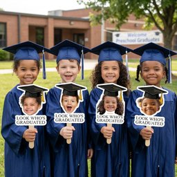 Custom Photo Graduation Gifts - Personalized Graduation Fan – view 2
