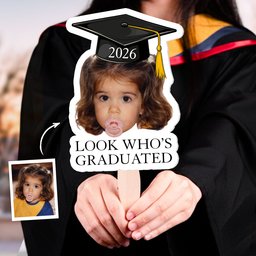 Custom Photo Graduation Gifts - Personalized Graduation Fan – view 5