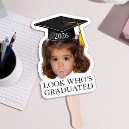 Custom Photo Graduation Gifts - Personalized Graduation Fan – view 6