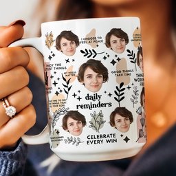 Daily Manifestation Reminders - Personalized Photo Mug – view 4
