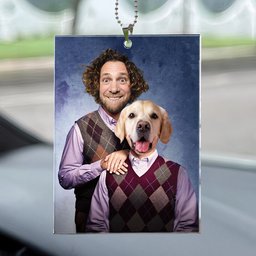 Funny Custom Face - Personalized Photo Rear View Mirror Accessory – view 2