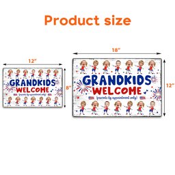 Grandma And Grandpa's House Funny Independence Day - Personalized Metal Sign – view 6