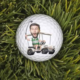 If Found Please Hit Better Than Custom Name Did Funny - Personalized Photo Golf Ball – view 4