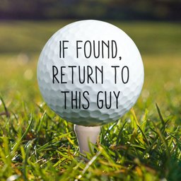 If Found, Return To This Guy Funny Gift For Golfers - Personalized Golf Ball – view 5