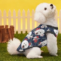 Summer Floral - Personalized Photo Dog Shirt – view 4