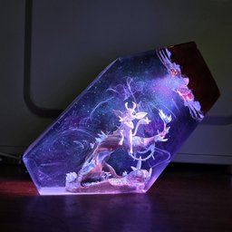 Custume O.ri and the B.lind Forest,Hot Anime, Epoxy Resin Lamp, Wood Lamp, Handmade Lamp, Game Gift, Video Game, Valentine's 