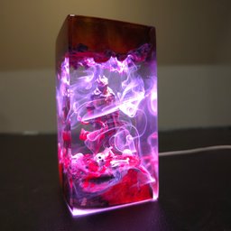 Custumer night light, Epoxy Resin Night lamp, Handmade lamp, Housewarming Gift, Father's day Gift, Unique lamp, Back to Schoo