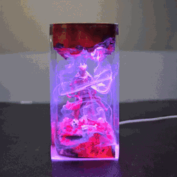 Custumer night light, Epoxy Resin Night lamp, Handmade lamp, Housewarming Gift, Father's day Gift, Unique lamp, Back to Schoo