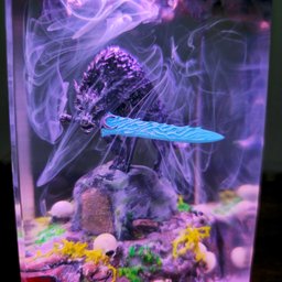Custumer night light, Epoxy resin lamp, Resin Night lamp, Handmade lamp, Housewarming Gift, Father's day Gift, Unique lamp, –
