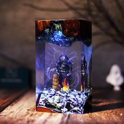 Custom resin lamp, Epoxy and Wooden Night Lights, Handmade gift, Home Decor, Ocean Resin Lamp, Birthday Gifts, Gifts for dad,
