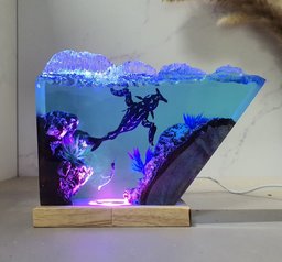 Ilu ft Kiri Avatar 2, Way of the Water, Avatar 2, handmade light shade, Lighting Home Decor, Birthday Gifts, Gifts for Mom, c