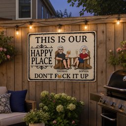 Custom Home Decor Metal Sign - Personalized Summer Vacation And Travel Gifts For Husband And Wife, Him And Her - This Is Our 