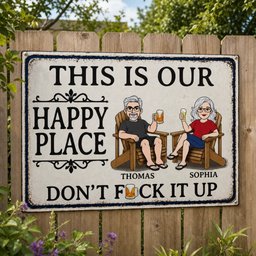 Custom Home Decor Metal Sign - Personalized Summer Vacation And Travel Gifts For Husband And Wife, Him And Her - This Is Our 