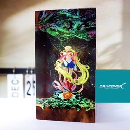 Handmade Sailor Moon Figure Night Light, Sailor Moon Figure Gift For kids, Valentine's Gift for Sailor Moon Fan, Sailor Moon 