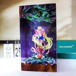 Handmade Sailor Moon Figure Night Light, Sailor Moon Figure Gift For kids, Valentine's Gift for Sailor Moon Fan, Sailor Moon 