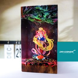 Handmade Sailor Moon Figure Night Light, Sailor Moon Figure Gift For kids, Valentine's Gift for Sailor Moon Fan, Sailor Moon 