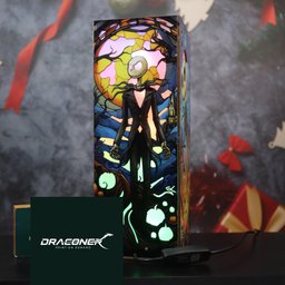 Halloween wooden Lamp, Jack and Ghost Dog, Spooky Handmade Decor, Jack and Sally night light, Christmas decorative lights, wo
