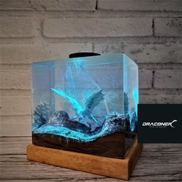 Customer Hunter monster Lamp, Valentine Gift Ice Dragon, The Iceborne Wyvern, Ice Dragon that, Freezes All, Lord of the Tundr