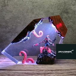 Mother Day Gifts, Mother's day Lamp, Mother's Day Gifts for boyfriends, Epoxy resin lamp, Video game, handmade lamp, handmade