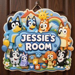 Cartoon Puppy Kids Acrylic Sign - Personalized Gifts – view 3