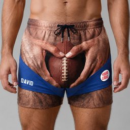 Game Day Funny Men's Beach Shorts - Personalized Gifts – view 3