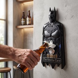 Shadow Hero Wall Hanging Bottle Opener - Personalized Gifts – view 3