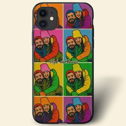 Couple Art Phone Case Personalized Gifts For Couple – view 4