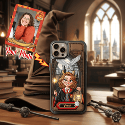 Halloween Leather Flip Wallet Phone Case - Personalized Gift For Halloween – view 3
