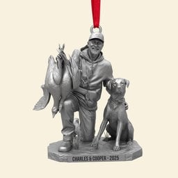 Hunting Trophy Moment Christmas Ornament, Personalized Gifts For Hunting Lovers – view 4
