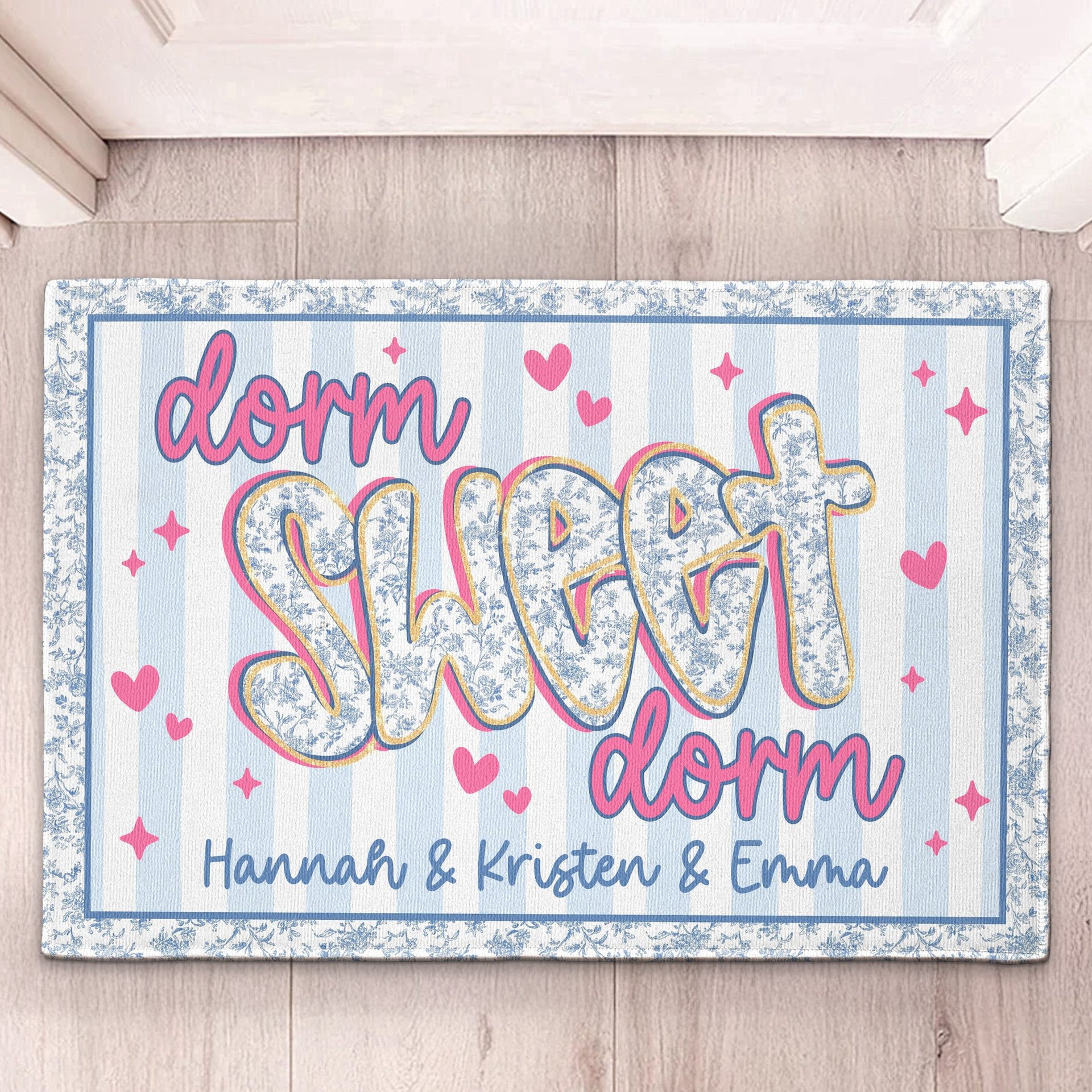 Dorm Sweet Dorm - Personalized Doormat