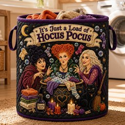 Enchanted Quilted Laundry Basket Personalized Gifts For Fantasy Lovers – view 3