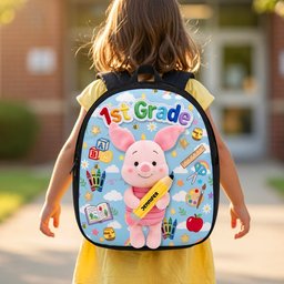 School Memories Kids Backpack - Personalized Gifts For Kids – view 3