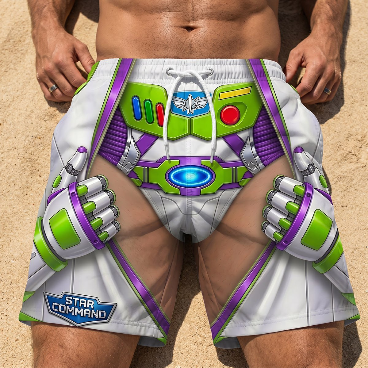 Personalized Funny Gifts For Him Men's Beach Shorts