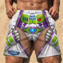 Personalized Funny Gifts For Him Men's Beach Shorts