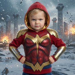 Mighty Warrior Hoodie - Personalized Gifts For Fantasy Lovers Kid Shirt – view 2