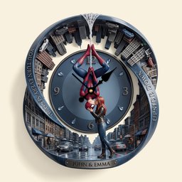 Every Moment With You - Personalized Gifts For Couple Acrylic Hanging Wall Clock – view 3