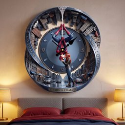 Every Moment With You - Personalized Gifts For Couple Acrylic Hanging Wall Clock – view 2